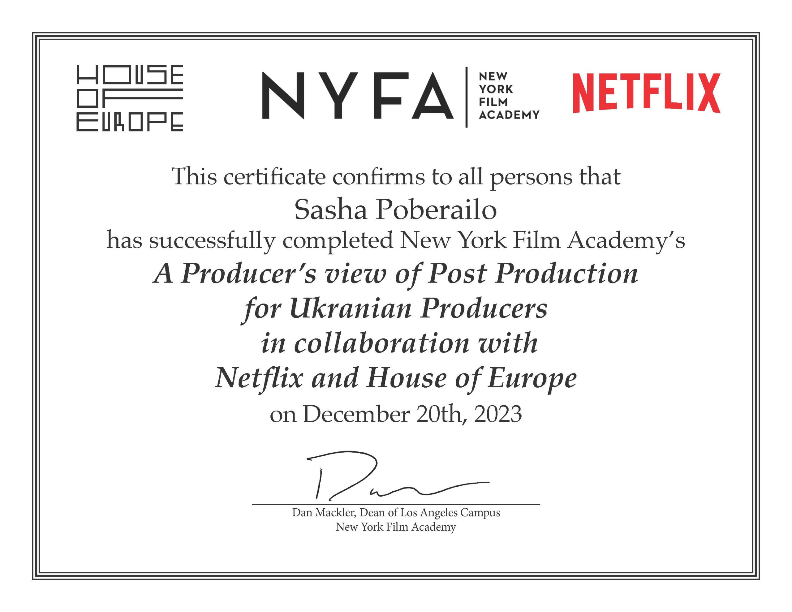A Producer’s view of Post Production for Ukranian Producers